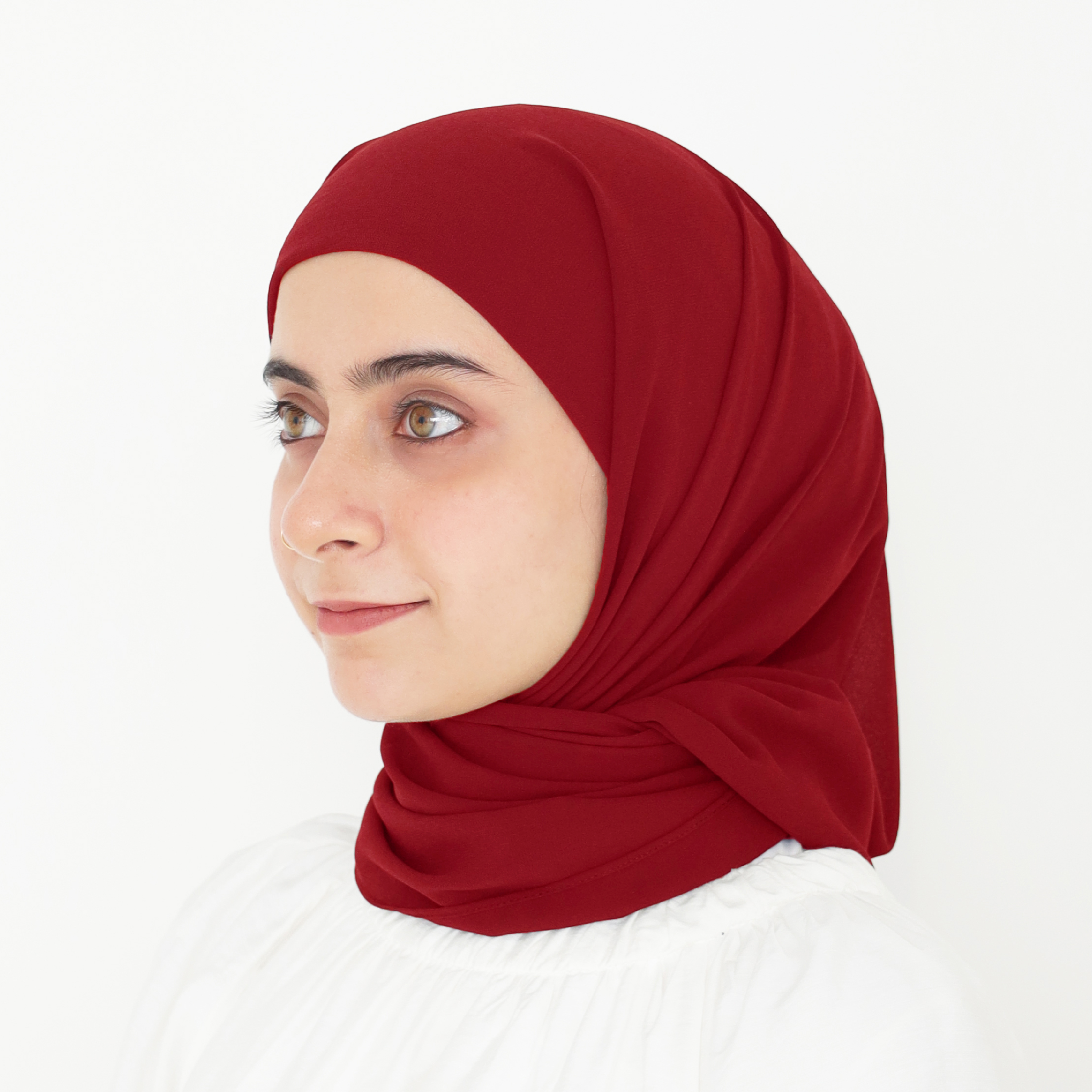 ELZA INSTANT SHAWL - SCARLET HEART