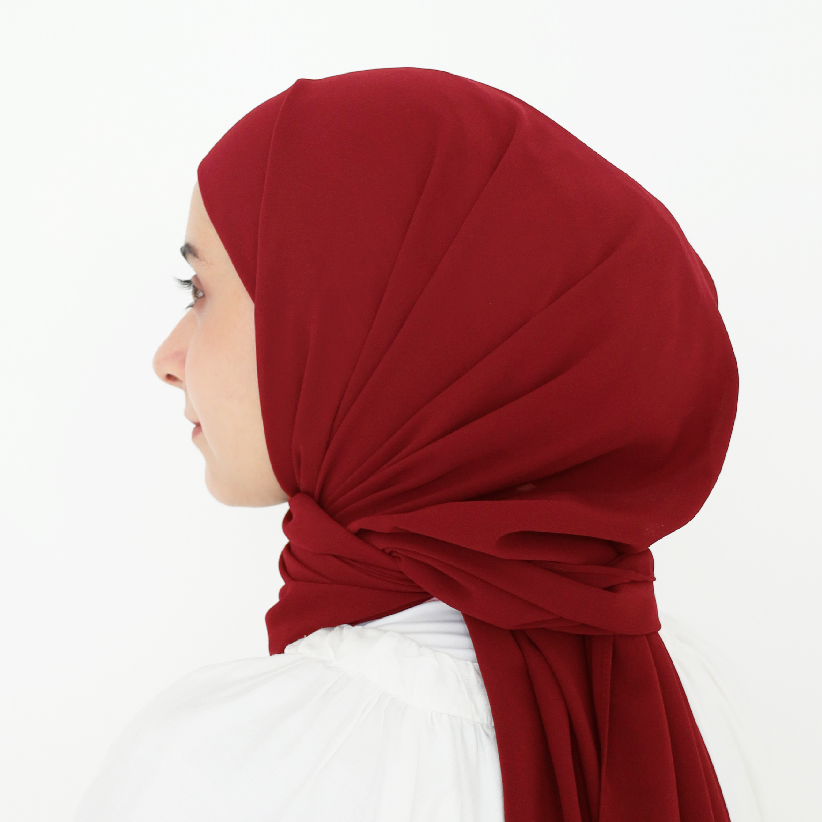 ELZA INSTANT SHAWL - SCARLET HEART