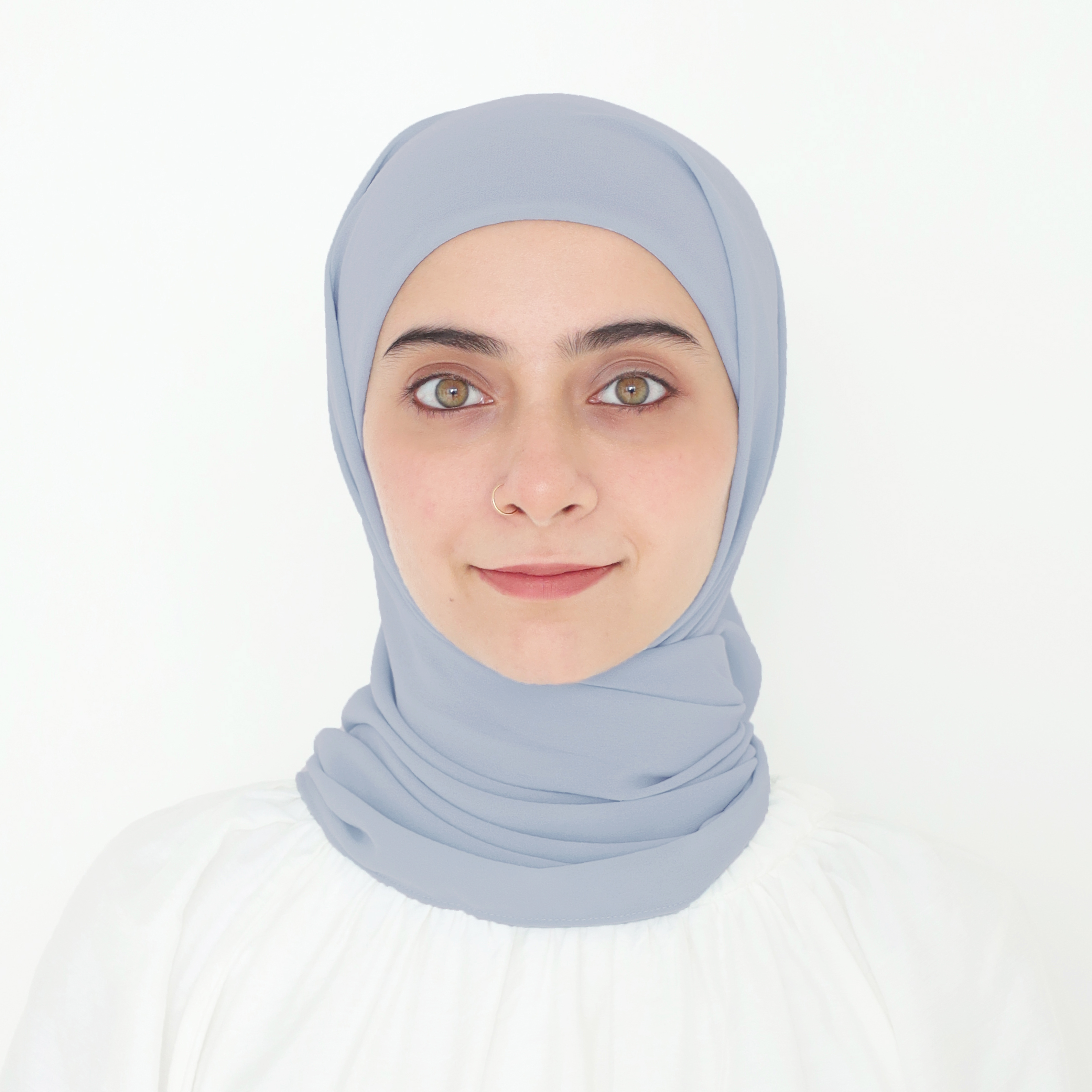 ELZA INSTANT SHAWL - MIST BLUE