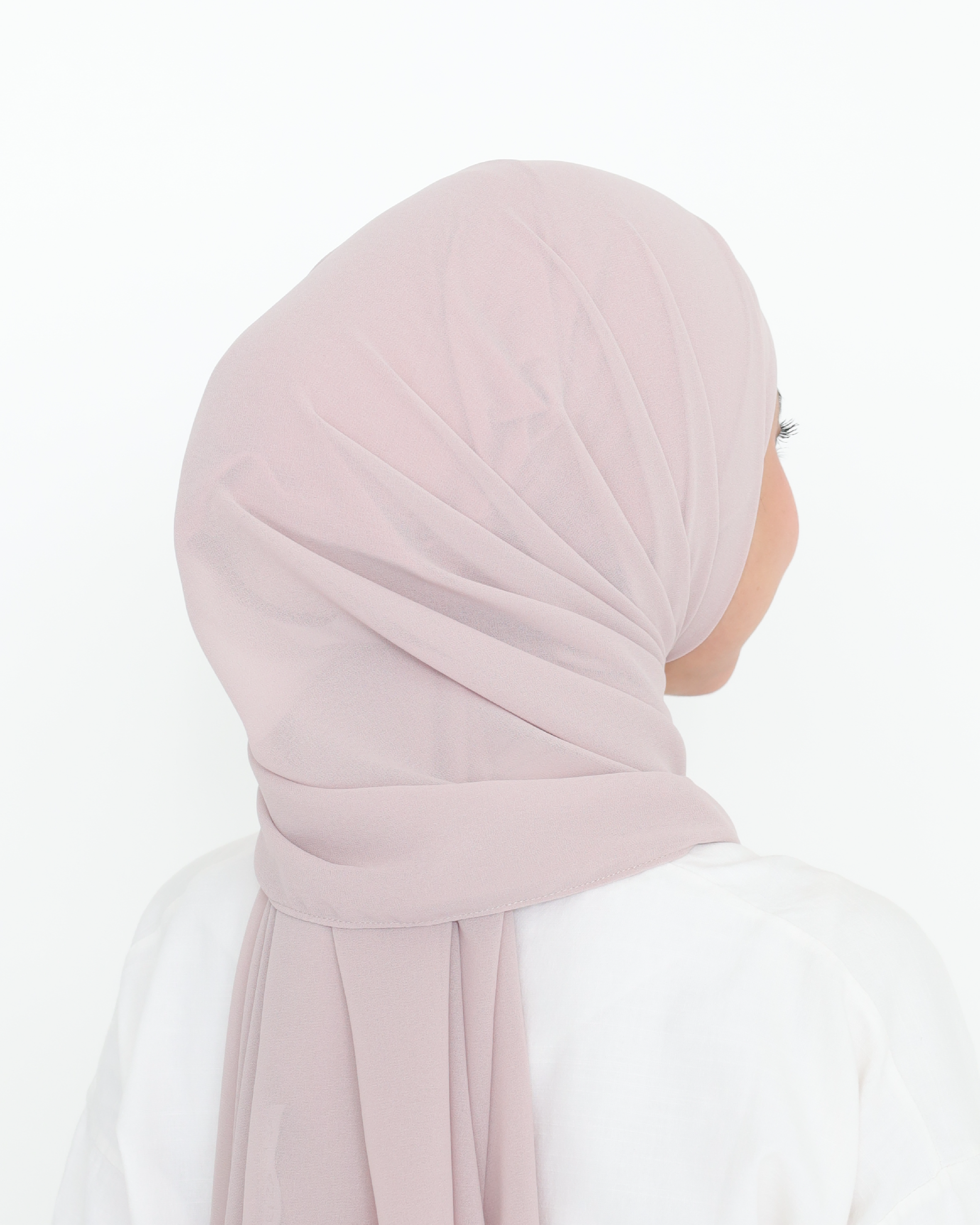 ELZA INSTANT SHAWL - NUDE PINK