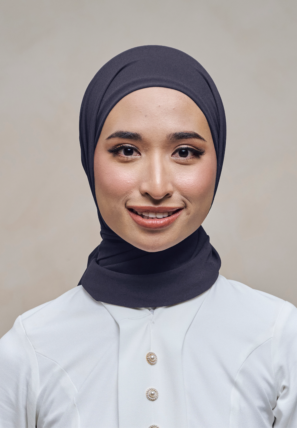 ELZA INSTANT SHAWL - OXFORD BLUE