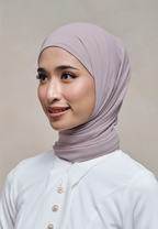 ELZA INSTANT SHAWL - PASTEL LILAC