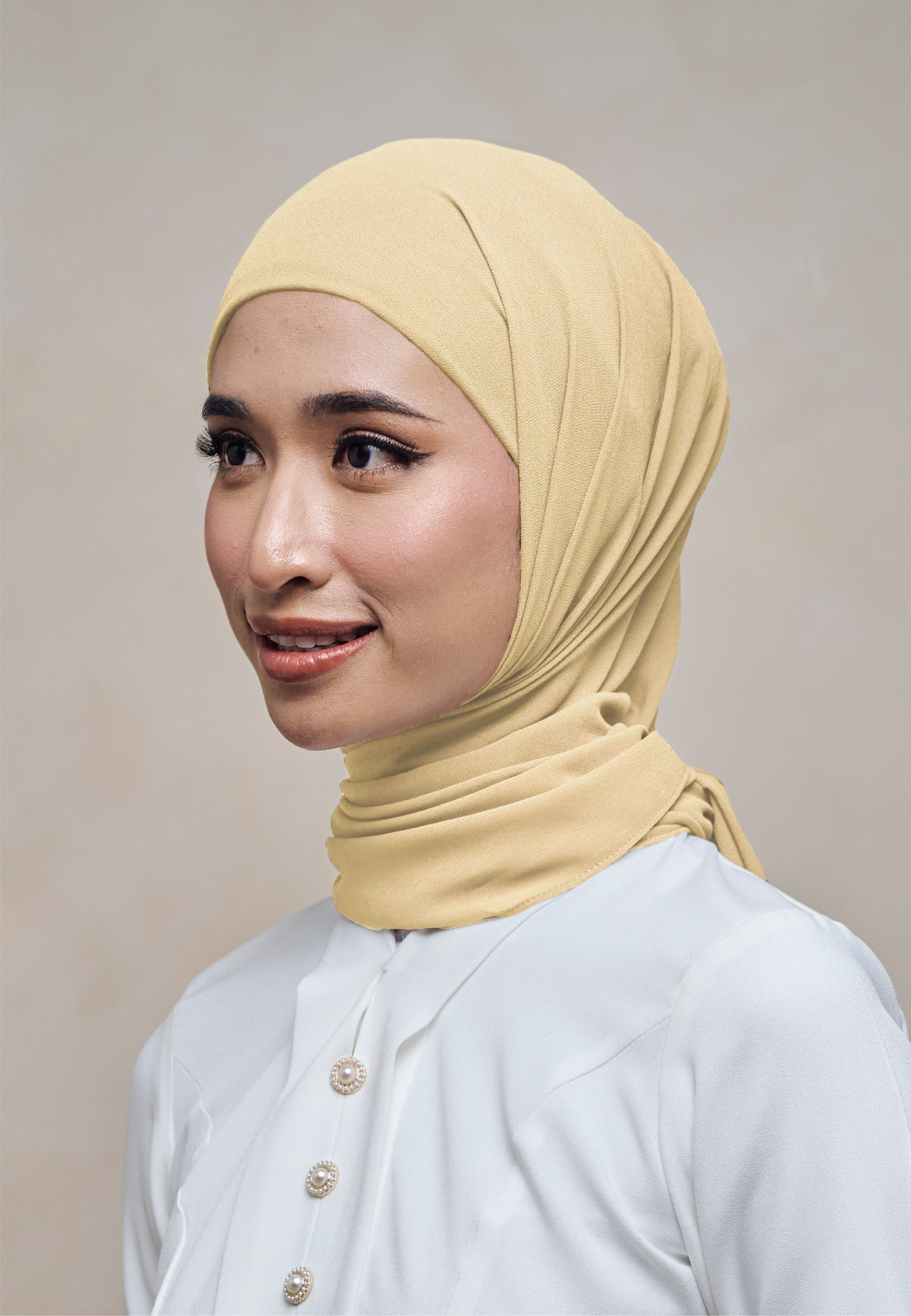 ELZA INSTANT BAWAL - PASTEL YELLOW