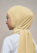 ELZA INSTANT SHAWL - PASTEL YELLOW