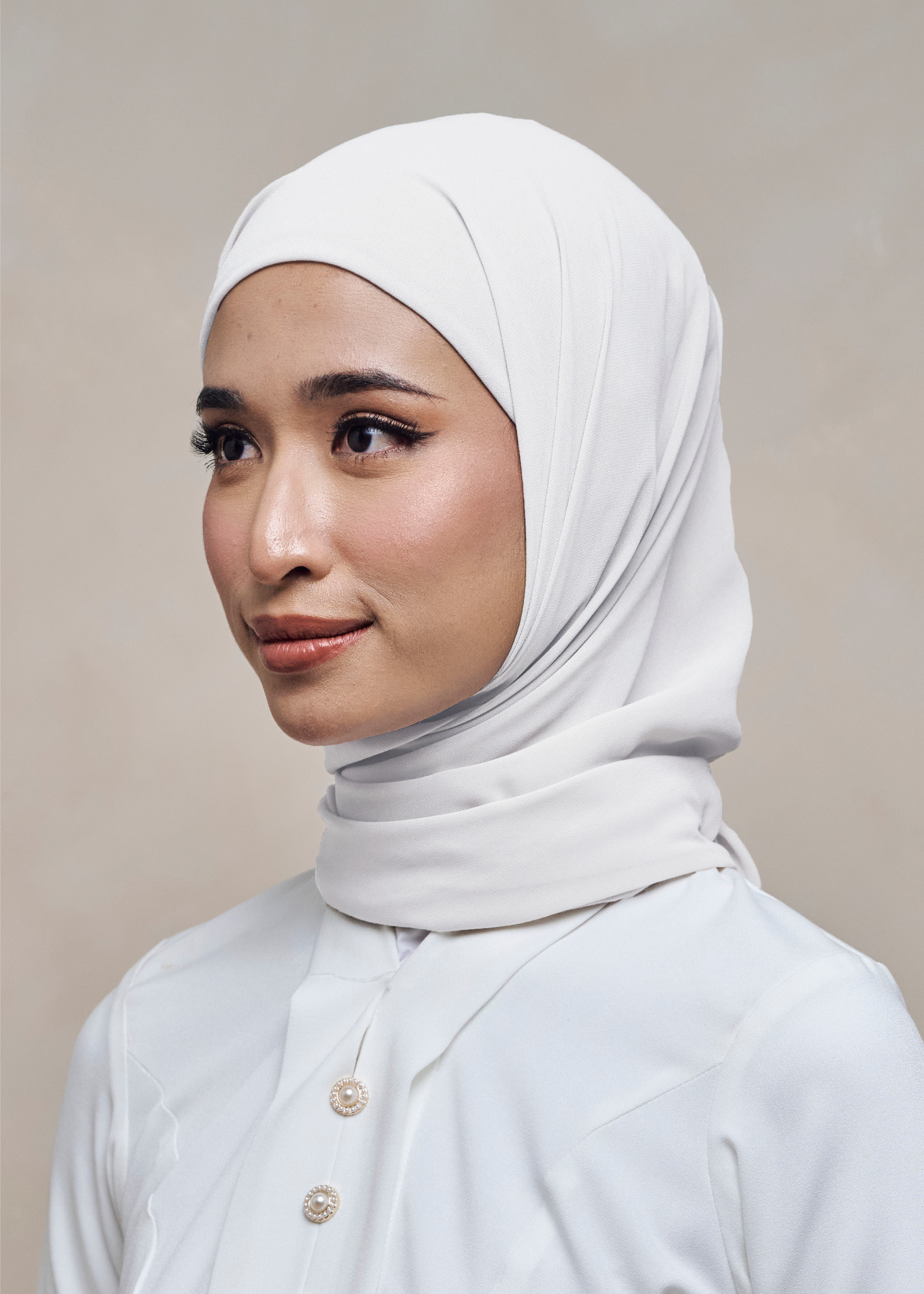 ELZA INSTANT BAWAL - PEARL WHITE