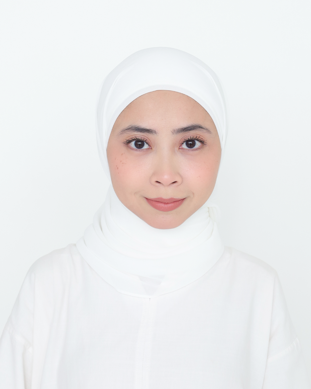 ELZA INSTANT SHAWL - PEARL WHITE