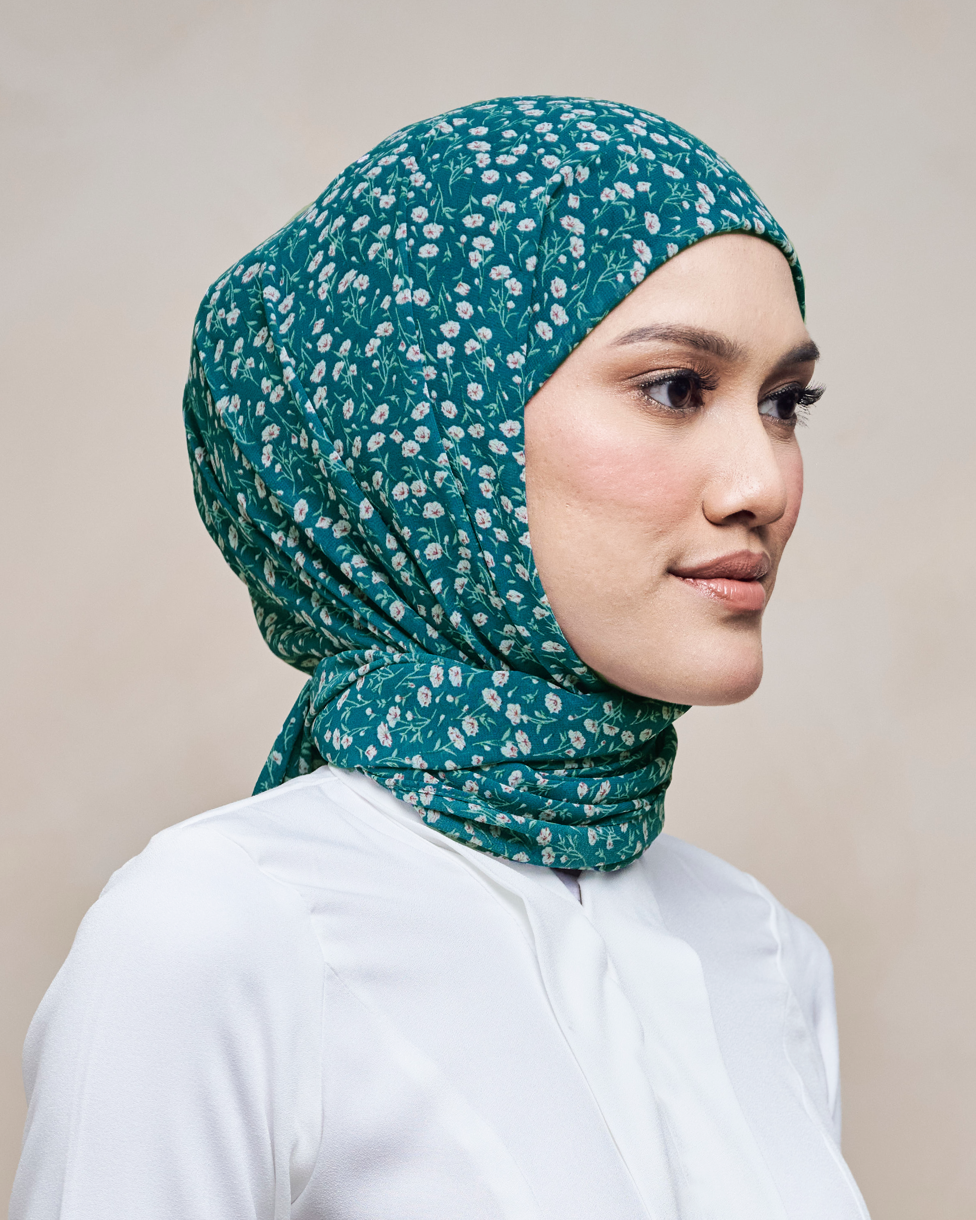 HEIRLOOM PRINTED INSTANT SHAWL - PETAL REVERIE