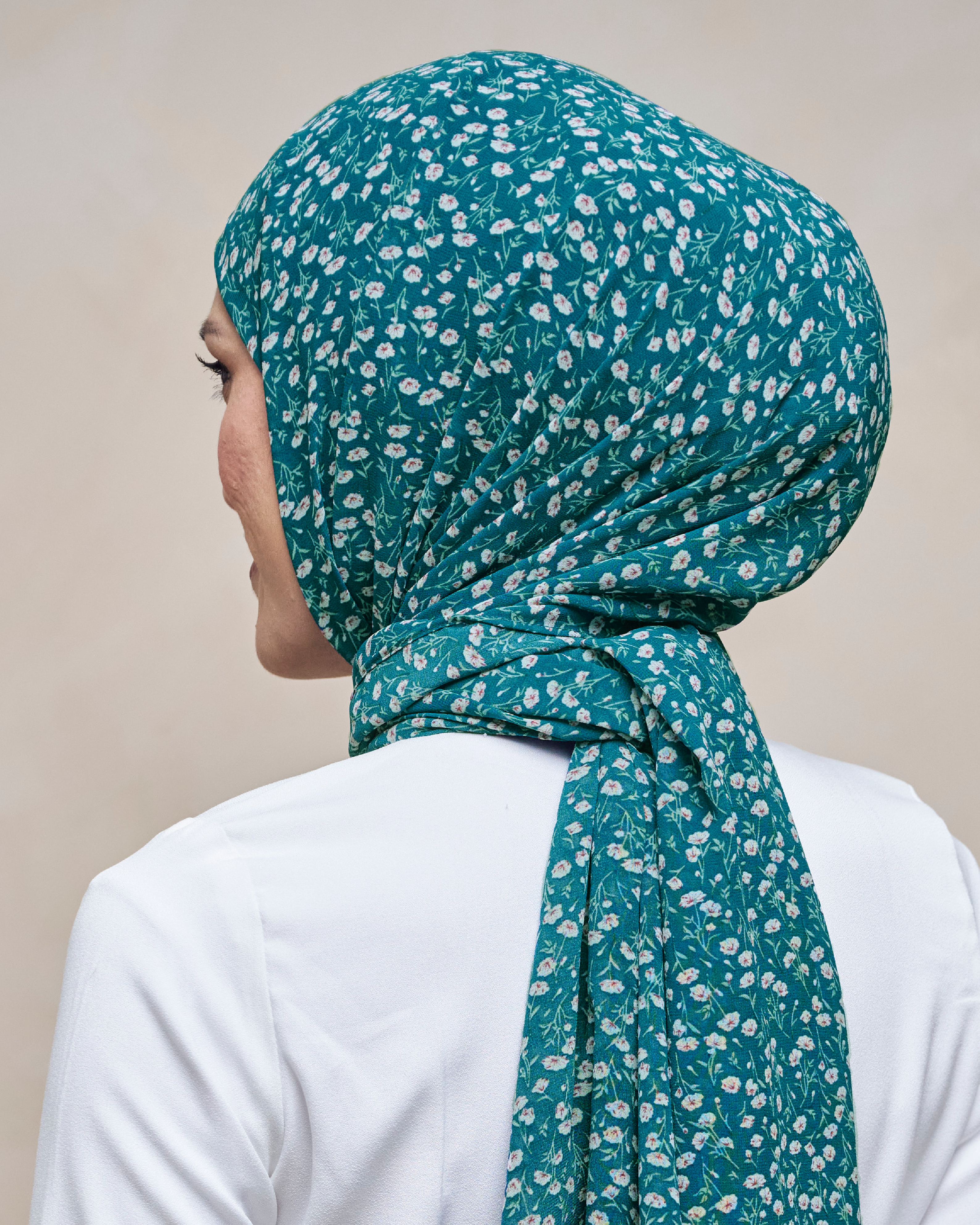HEIRLOOM PRINTED INSTANT SHAWL - PETAL REVERIE