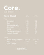 CORE CASUAL IN WHITE CREAM