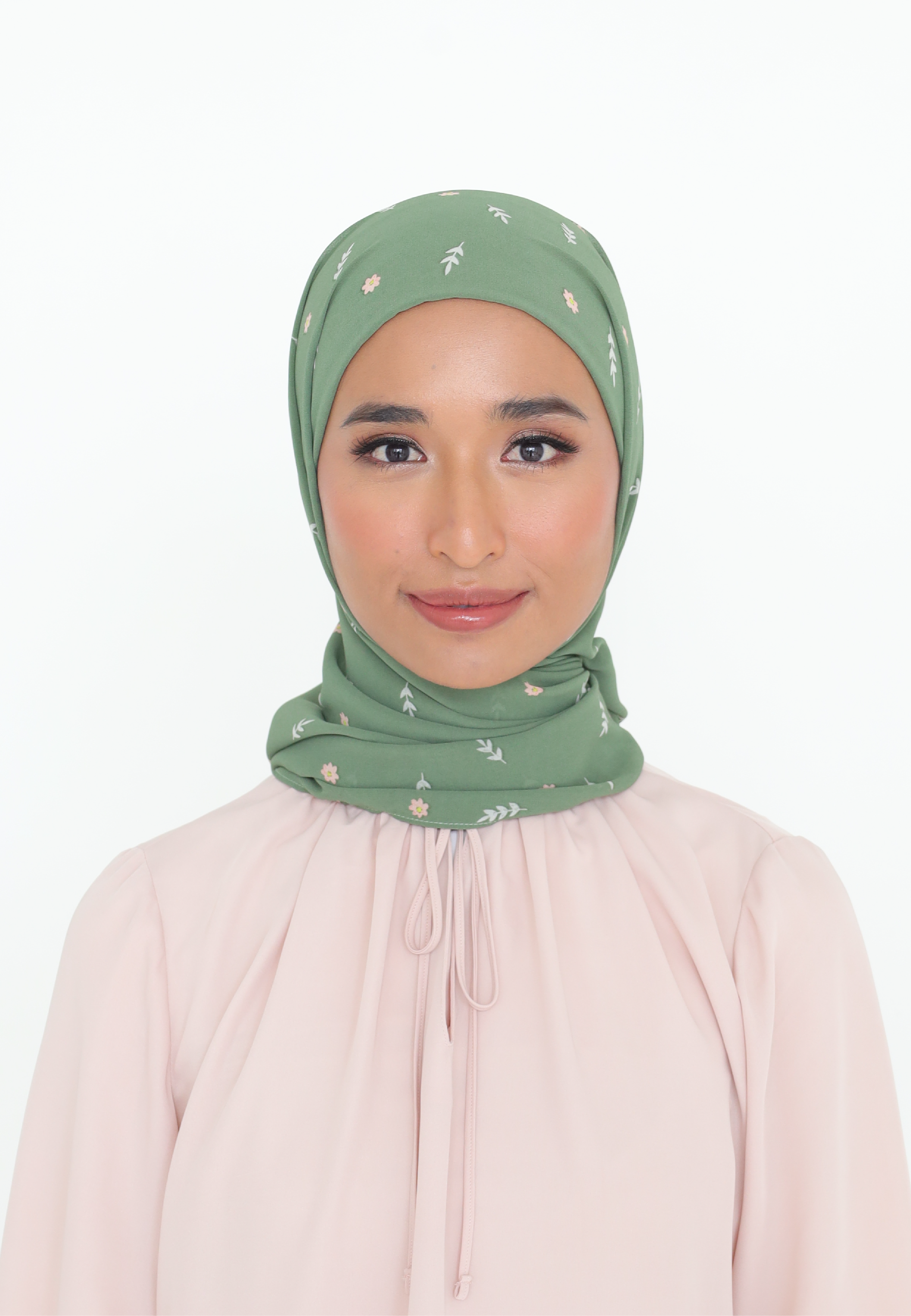 SIENNA INSTANT PRINTED SHAWL - PINE