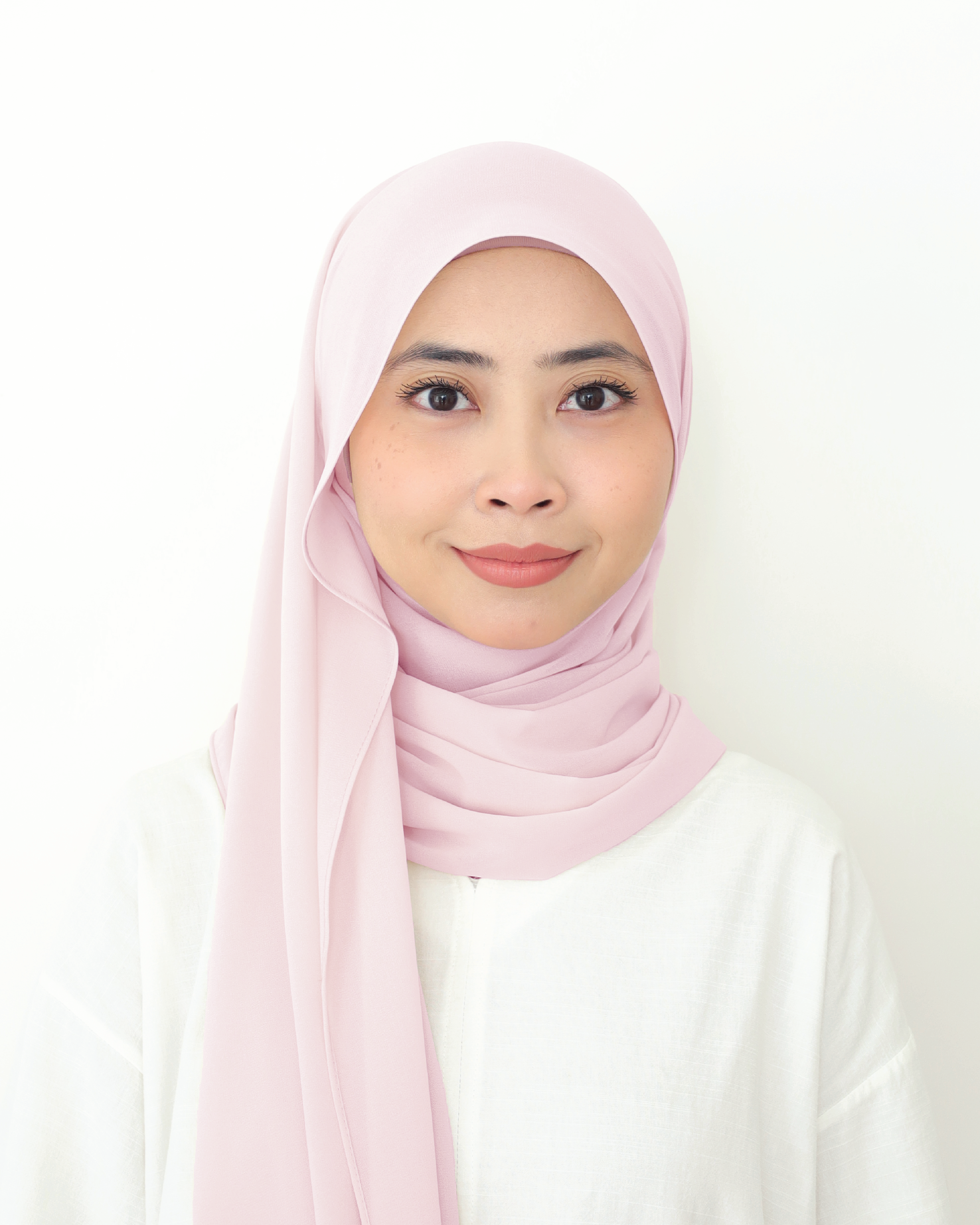 ALANA INSTANT SHAWL PLAIN - PINK PETAL