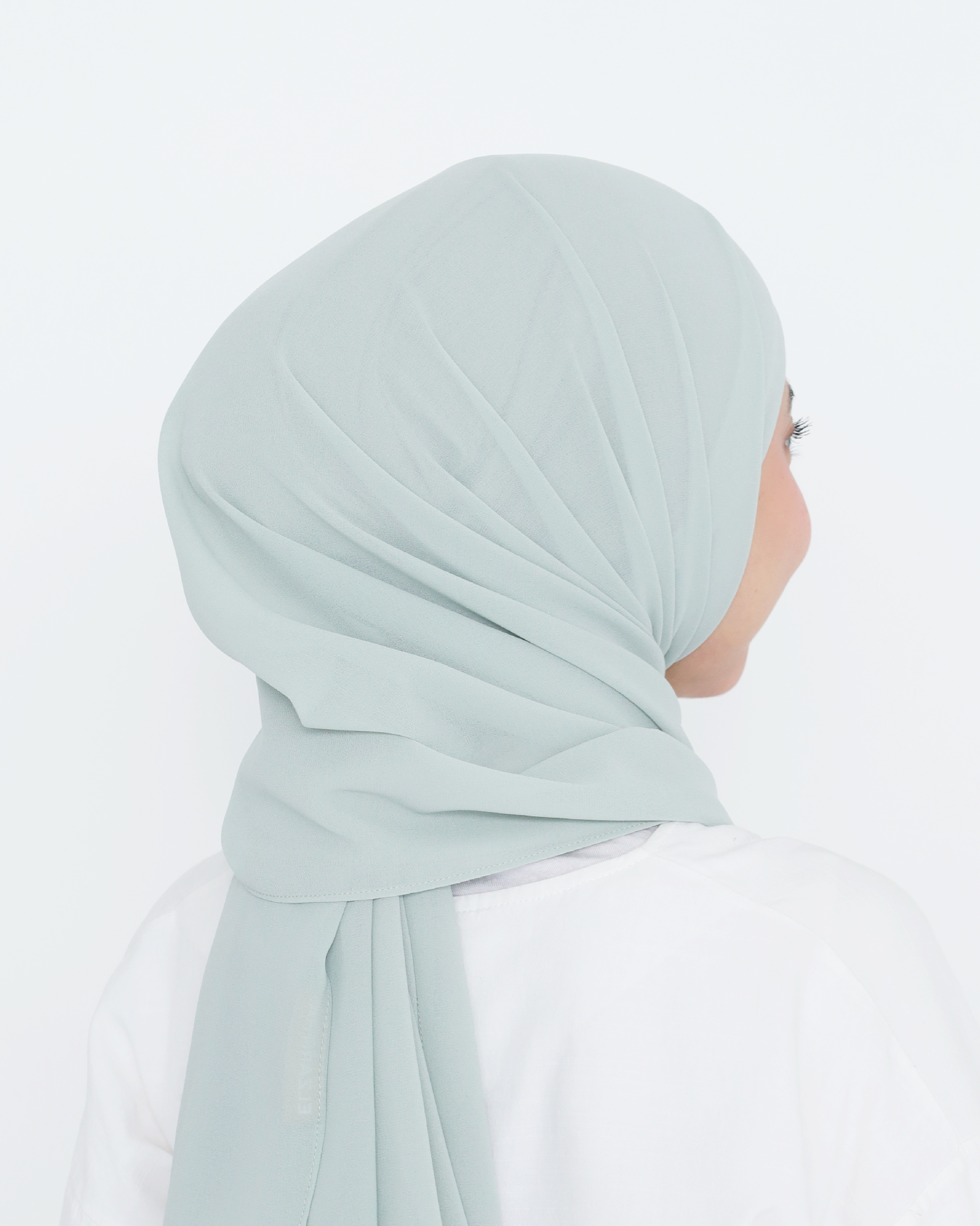 ELZA INSTANT SHAWL - PISTACHIO