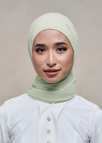 ELZA INSTANT SHAWL - PISTACHIO