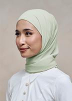 ELZA INSTANT SHAWL - PISTACHIO
