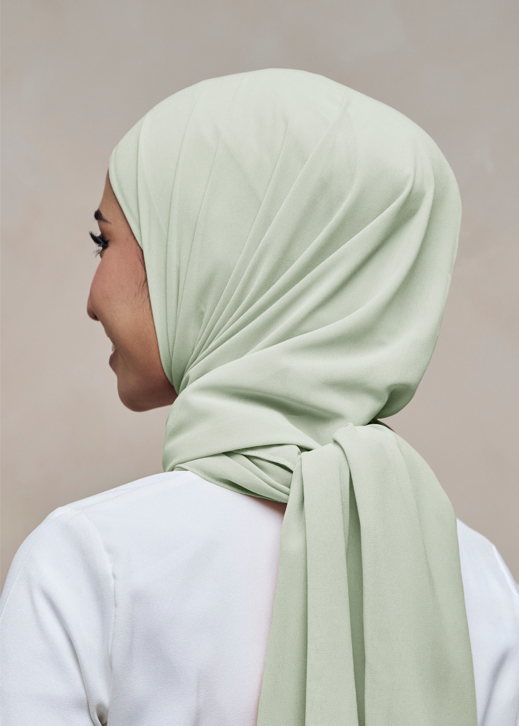 ELZA INSTANT SHAWL - PISTACHIO