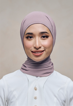 ELZA INSTANT BAWAL - PURPLE LACE