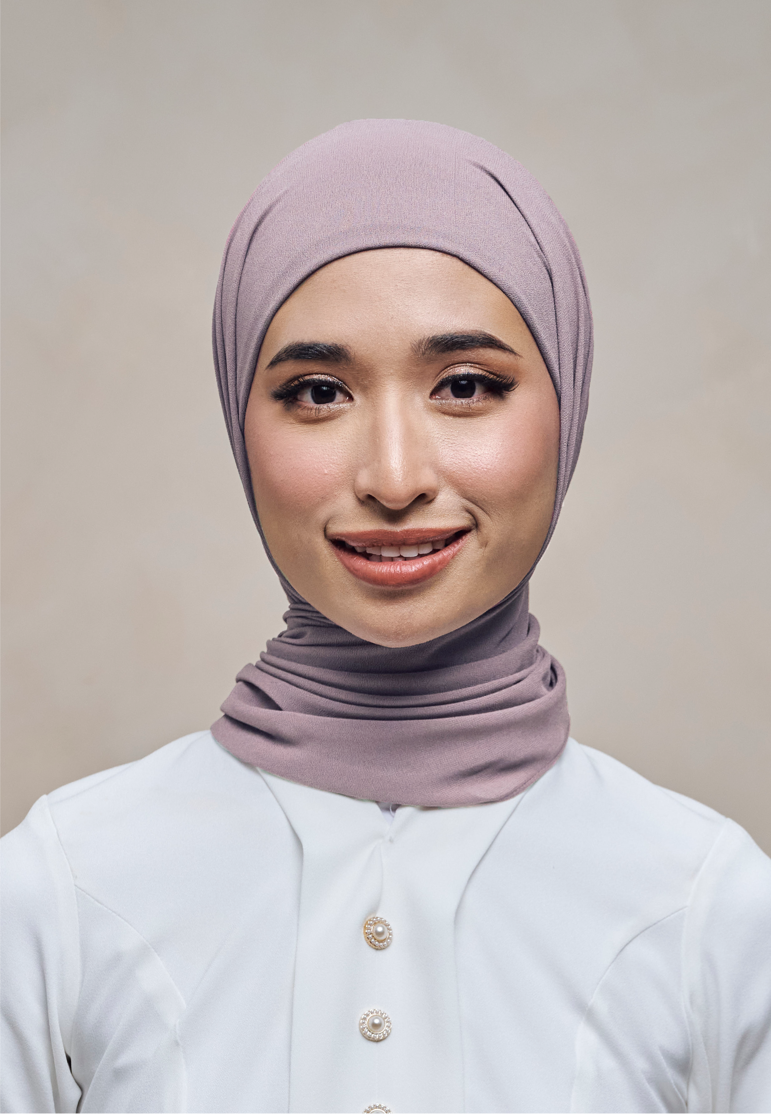 ELZA INSTANT BAWAL - PURPLE LACE