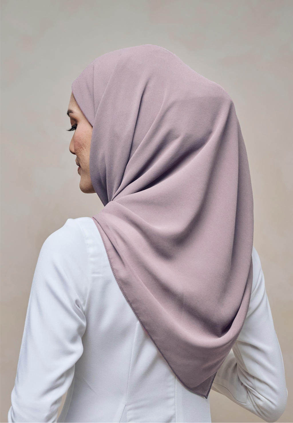 ELZA INSTANT BAWAL - PURPLE LACE