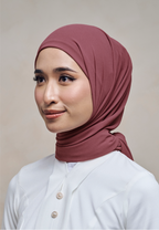 ELZA INSTANT SHAWL - RASBERRY ROSE