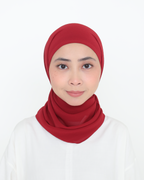 ELZA INSTANT SHAWL - CHERRY RED