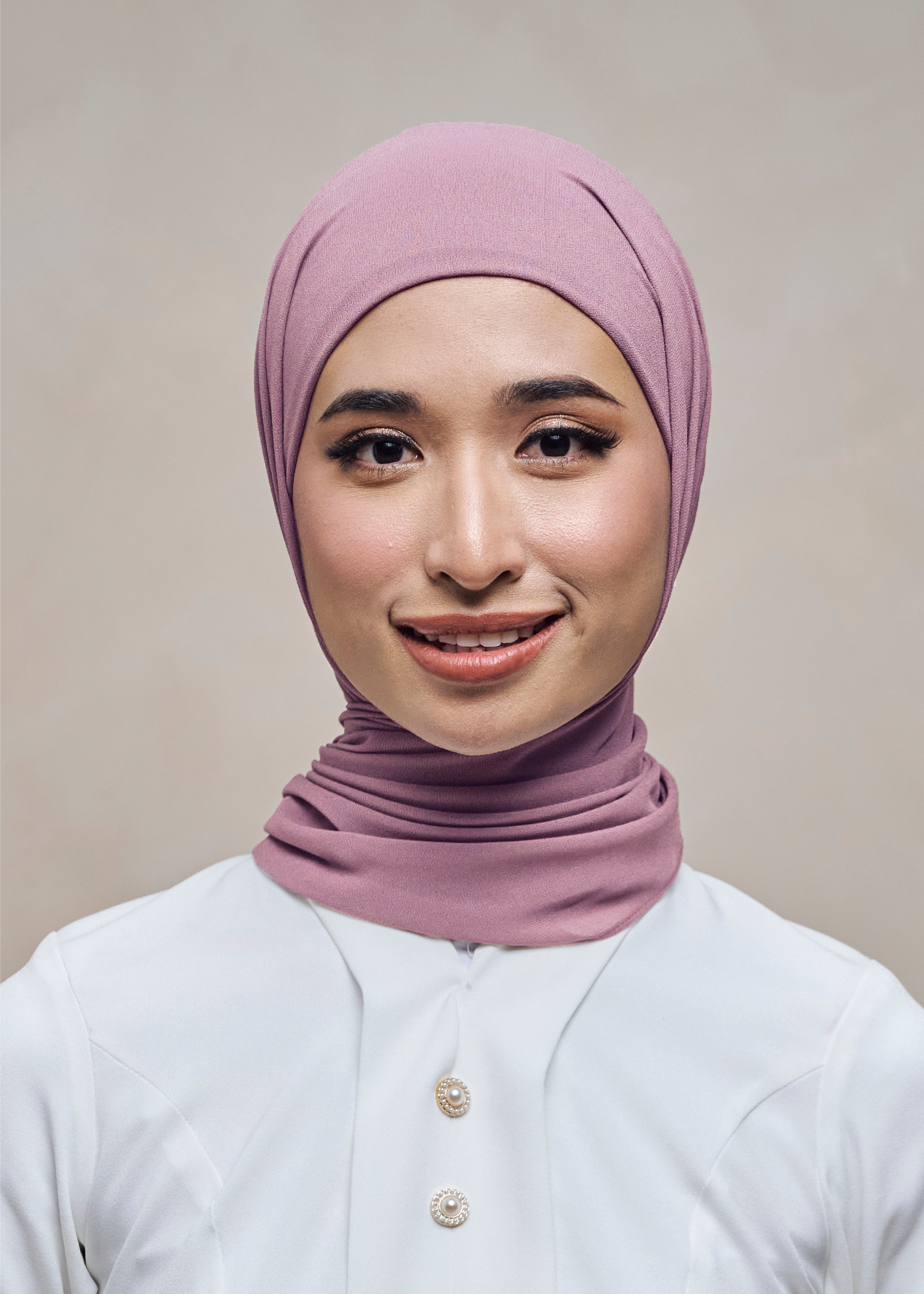 ELZA INSTANT SHAWL - ROSE BLOOM