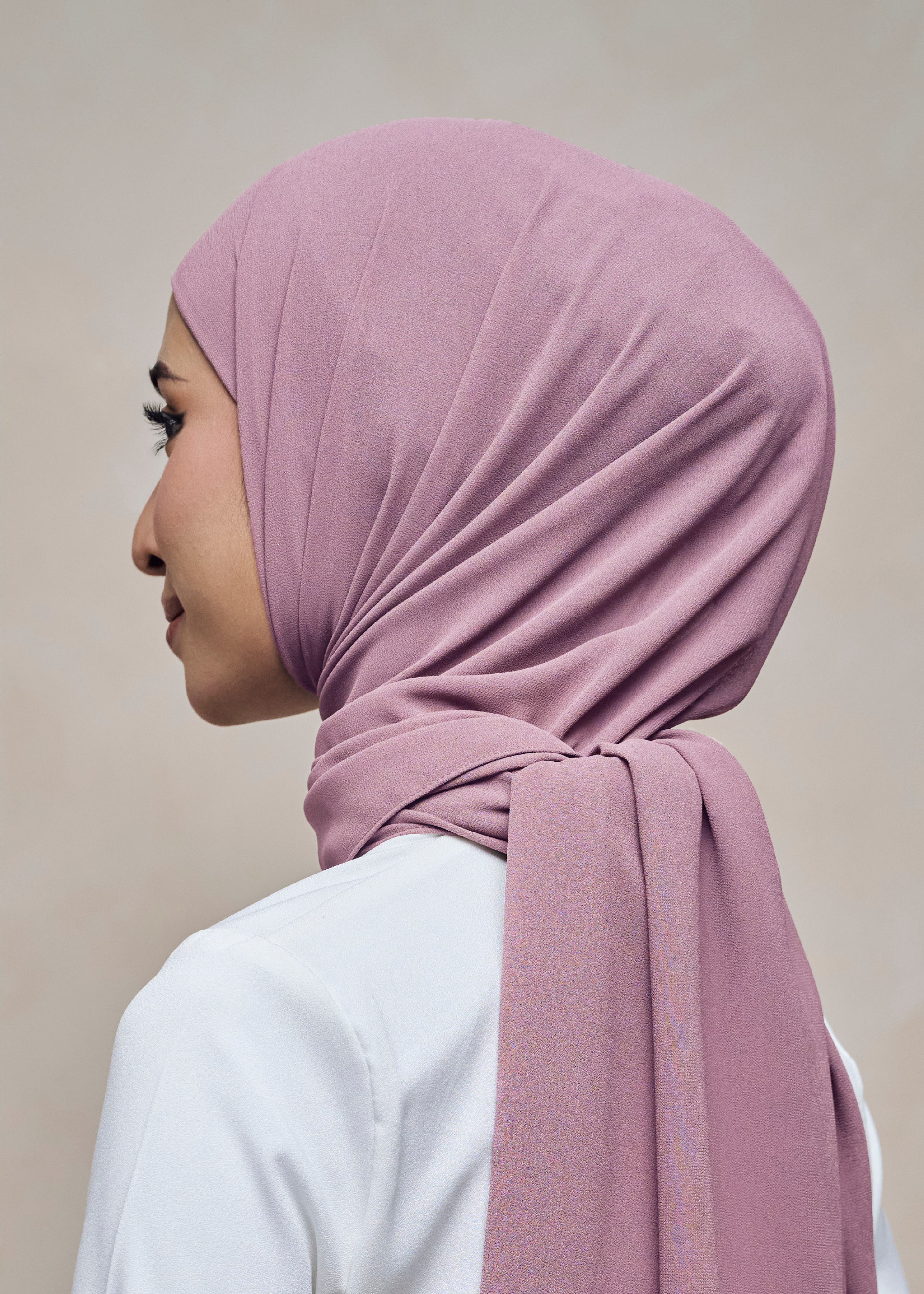 ELZA INSTANT SHAWL - ROSE BLOOM