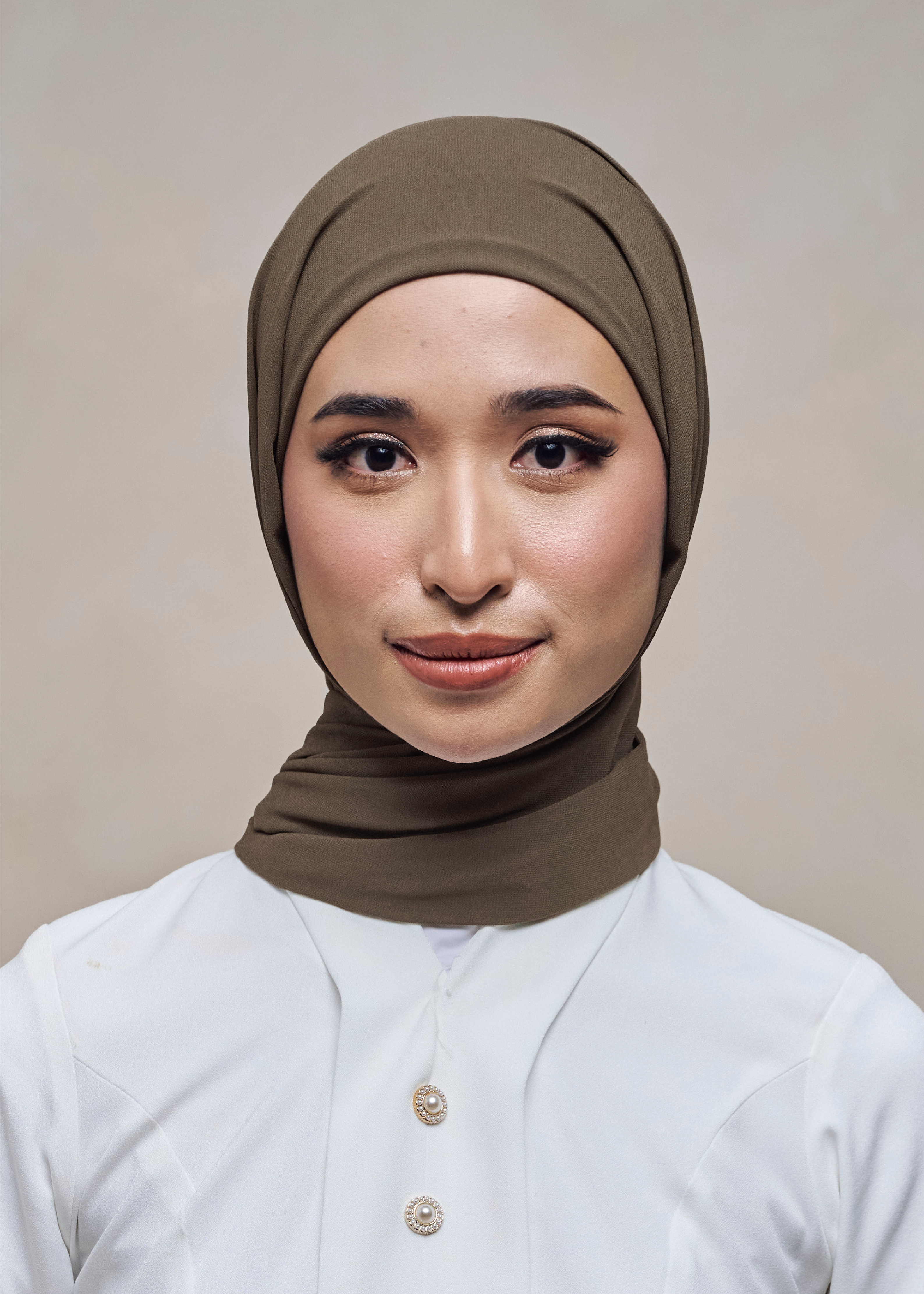 ELZA INSTANT SHAWL - RUSSIAN OLIVE