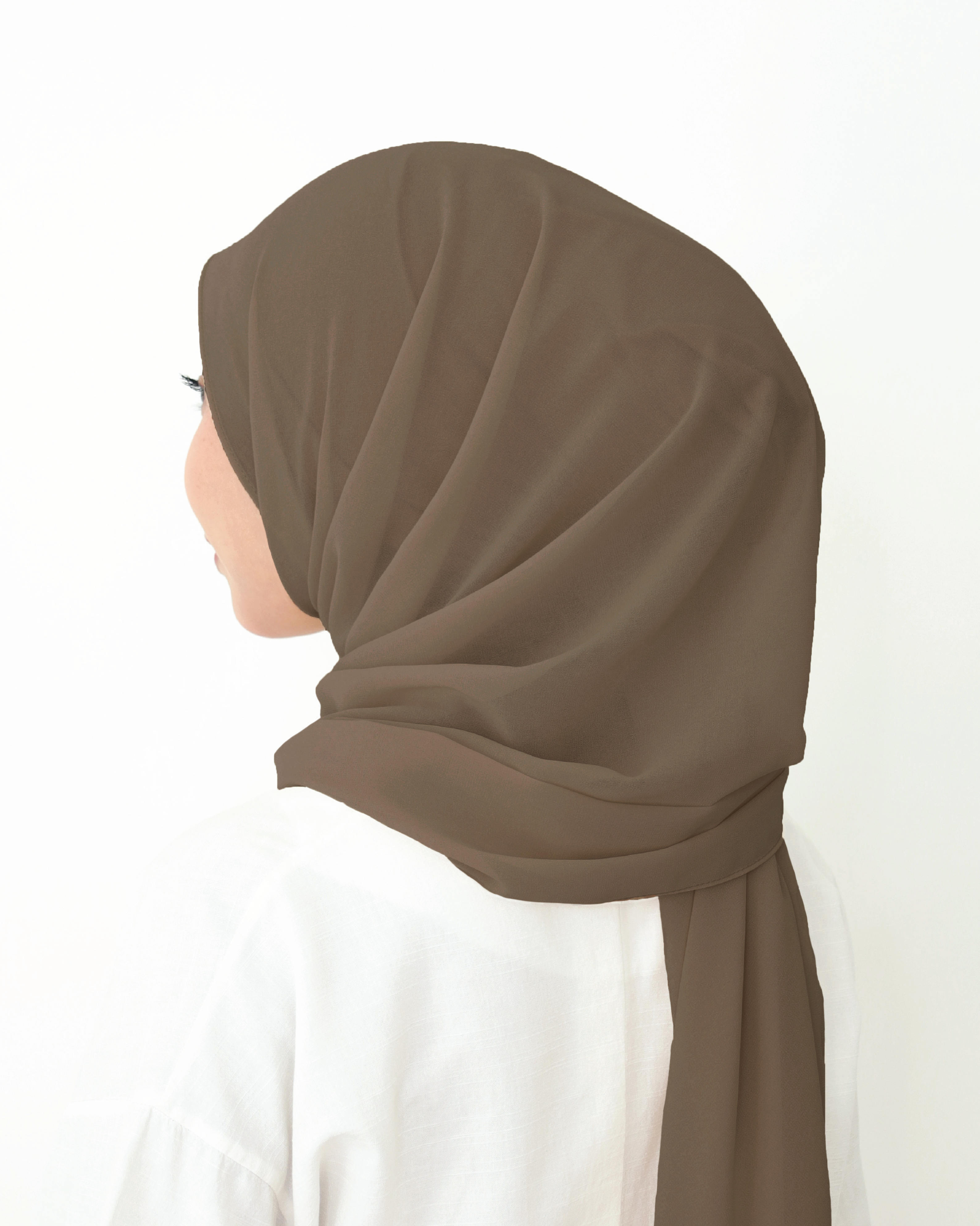 ALANA INSTANT SHAWL PLAIN - RUSSIAN OLIVE