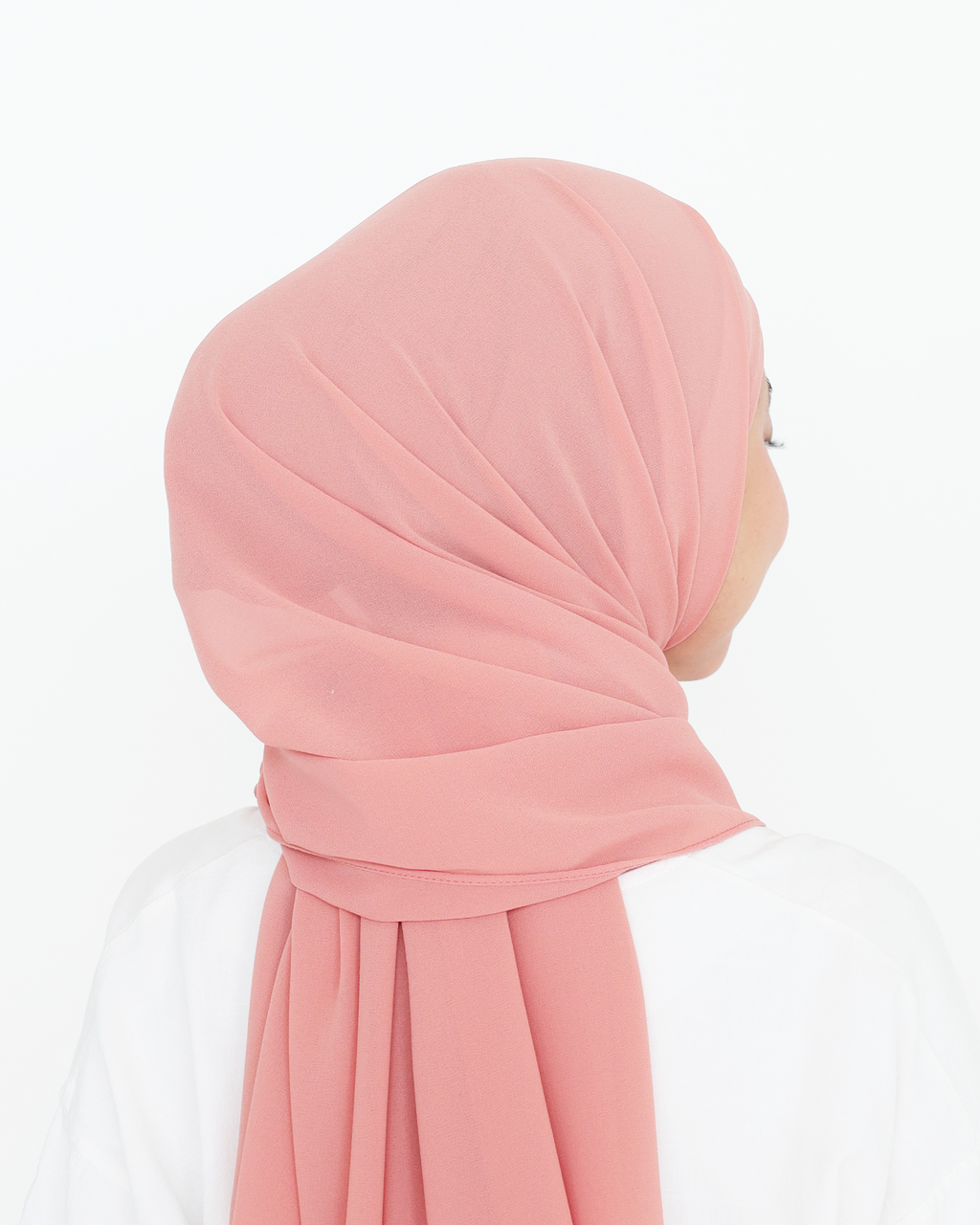 ELZA INSTANT SHAWL - SALMON
