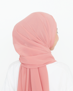 ELZA INSTANT SHAWL - SALMON