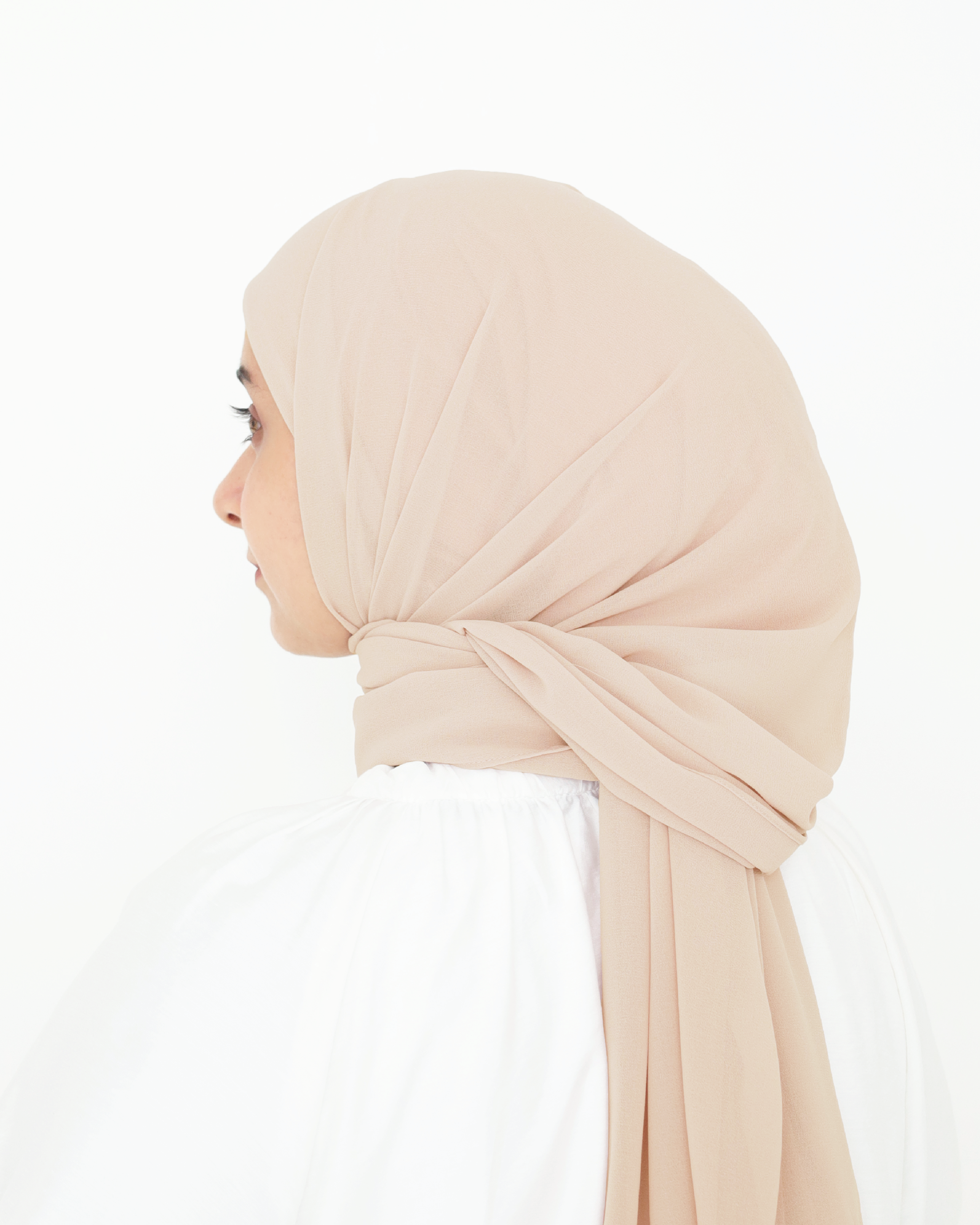 ELZA INSTANT SHAWL - SAND BEIGE