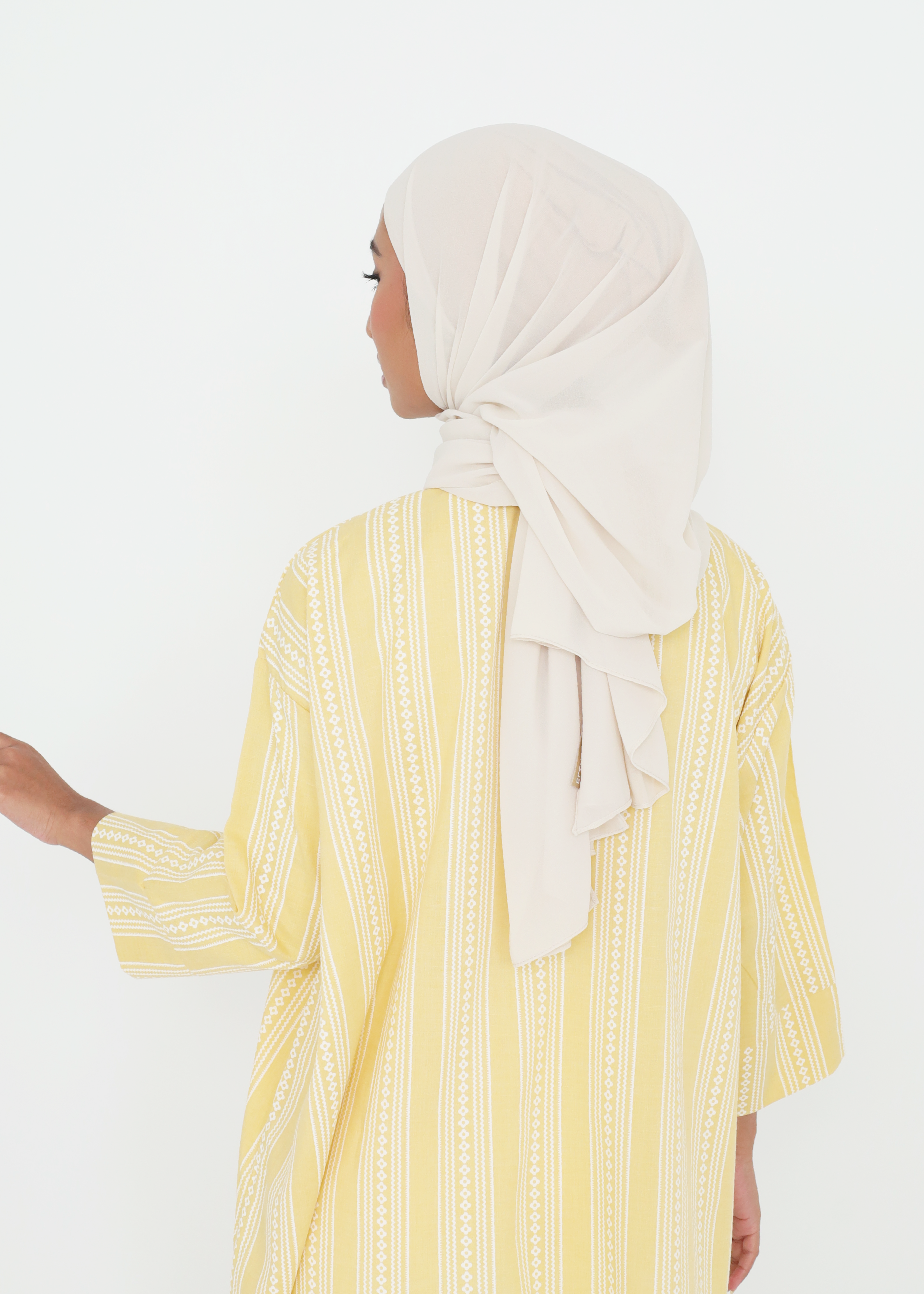 LAYANG SELESA TOP IN STRIPE YELLOW