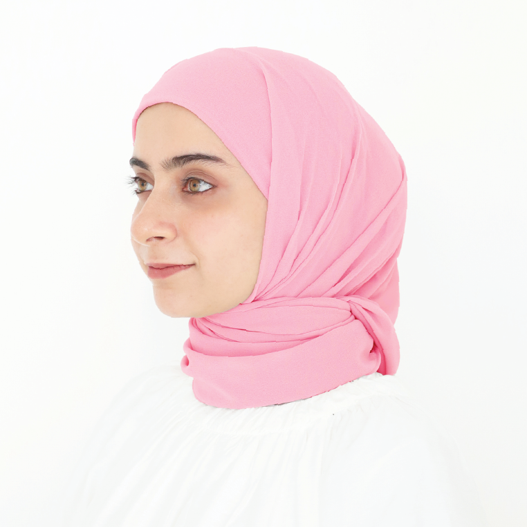 ELZA INSTANT SHAWL - SWEET PINK