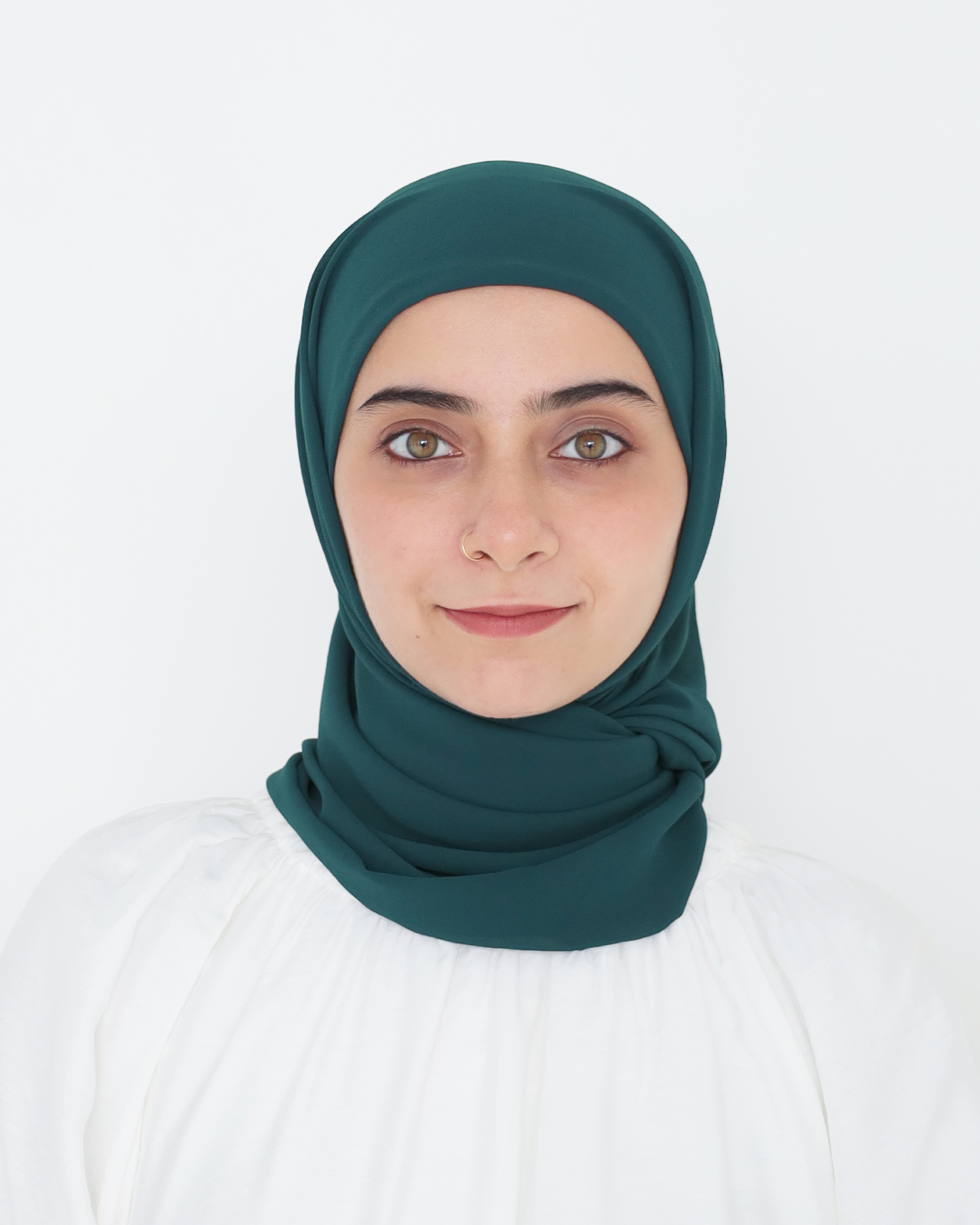 ELZA INSTANT SHAWL - TEAL GREEN