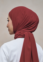 ELZA INSTANT SHAWL - TERRACOTA