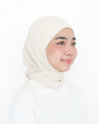 ELZA INSTANT SHAWL - VANILLA