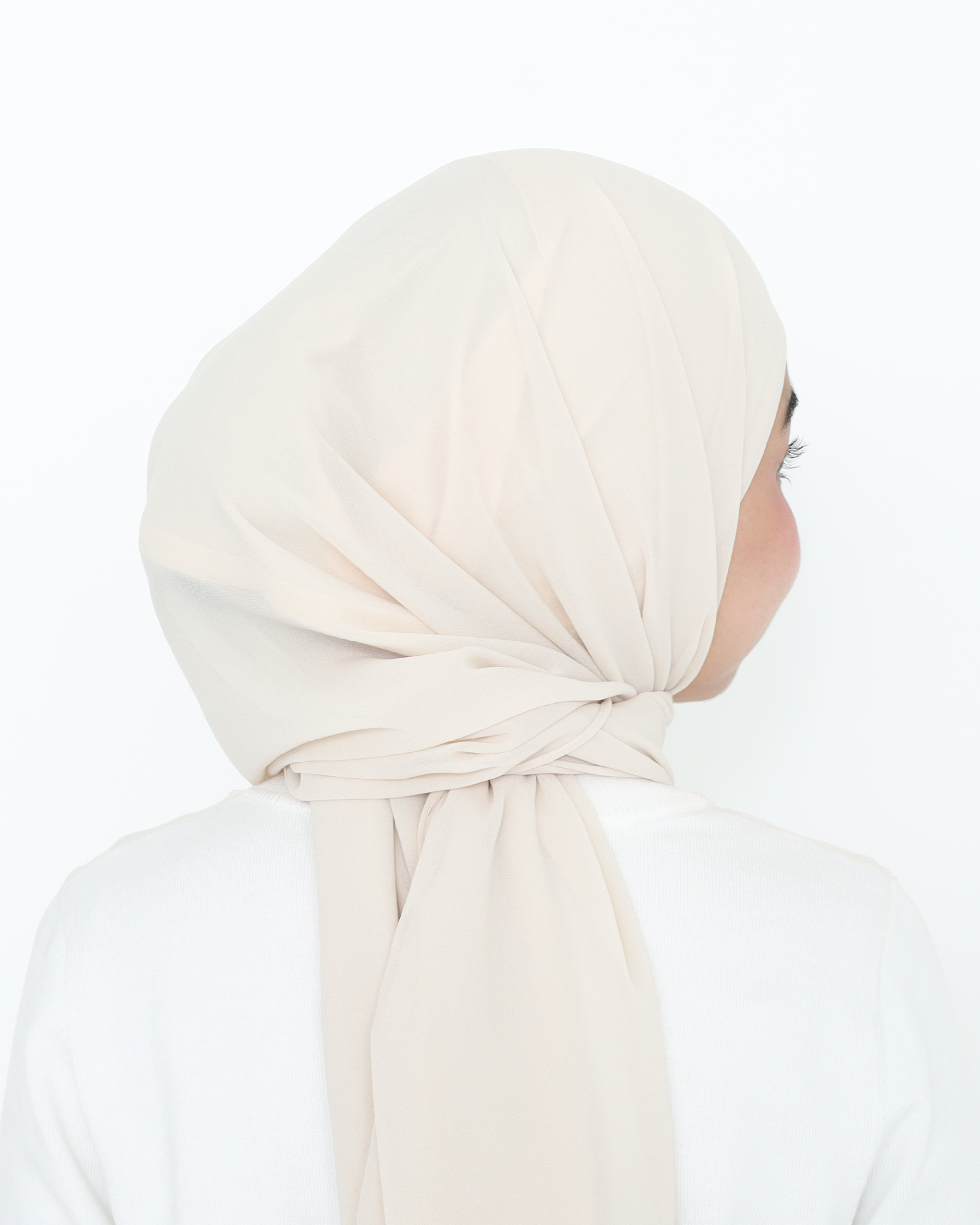 ELZA INSTANT SHAWL - VANILLA