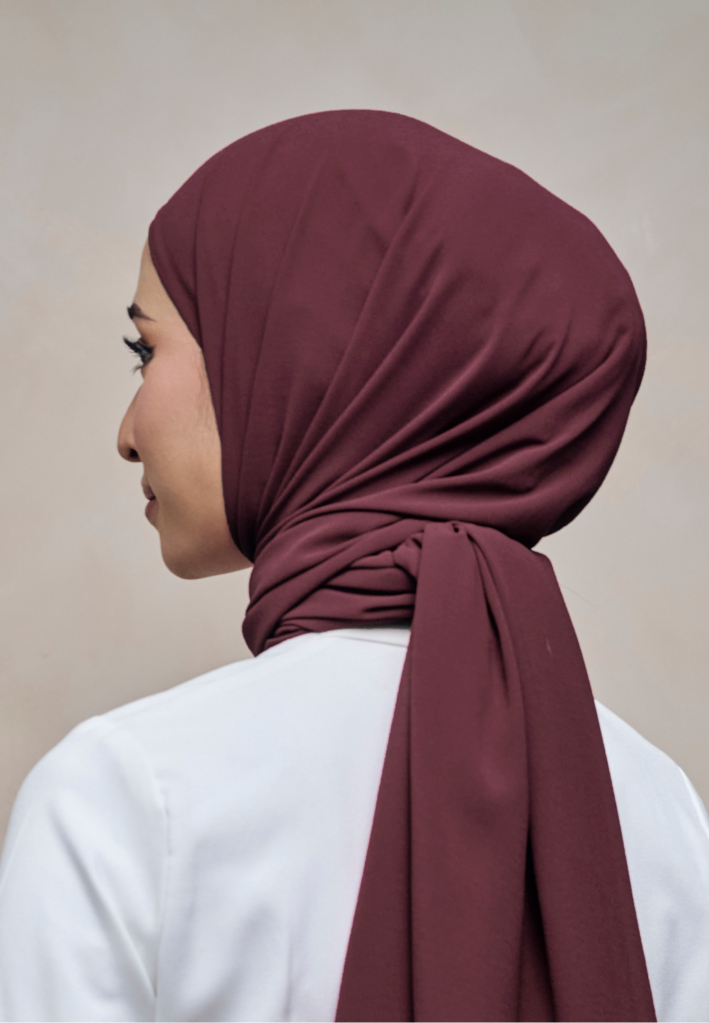 ELZA INSTANT SHAWL - VELVET MAHOGANY