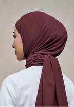 ELZA INSTANT SHAWL - VELVET MAHOGANY