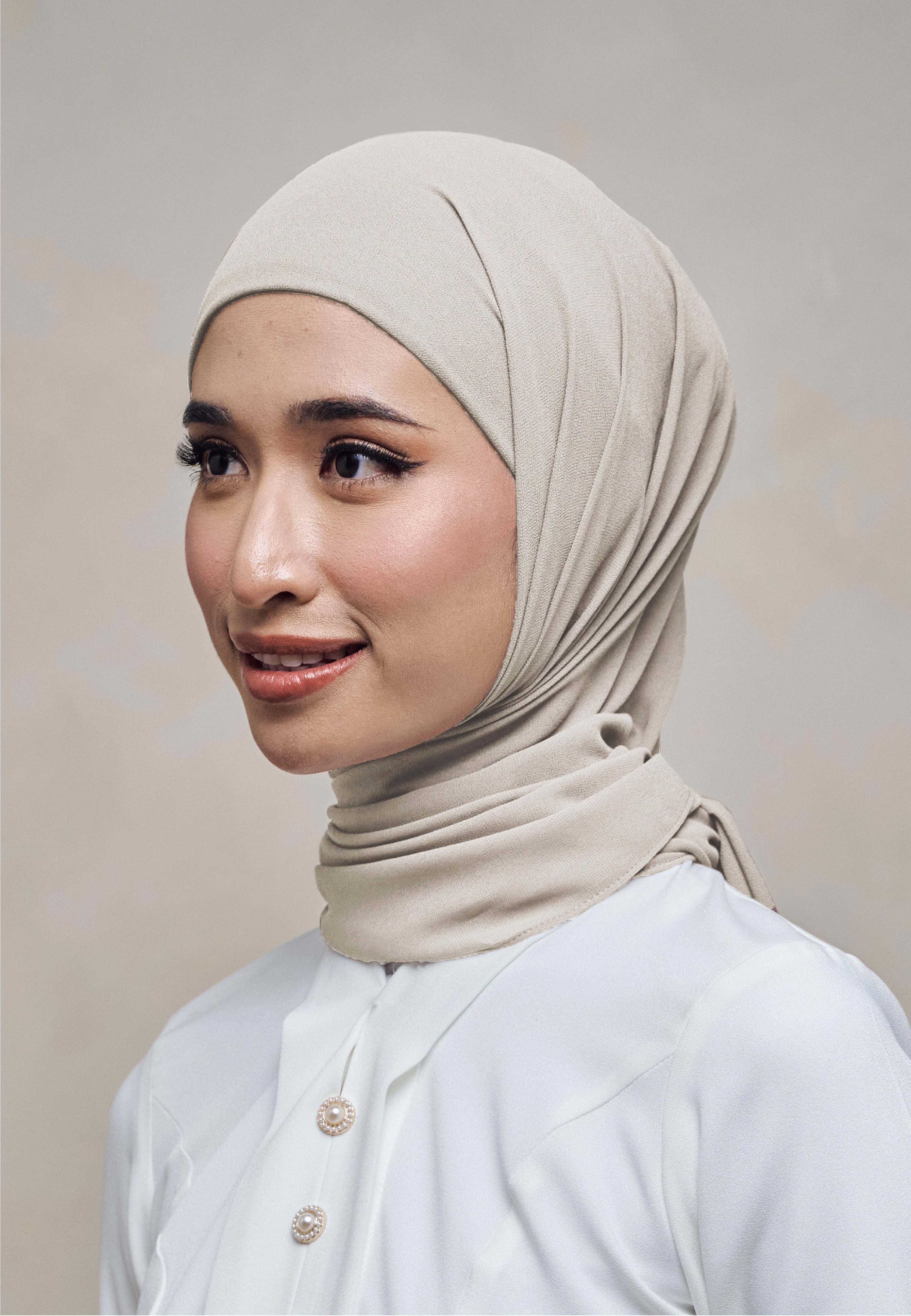 ELZA INSTANT BAWAL - WARM BEIGE
