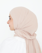 ELZA INSTANT SHAWL - WARM TAUPE