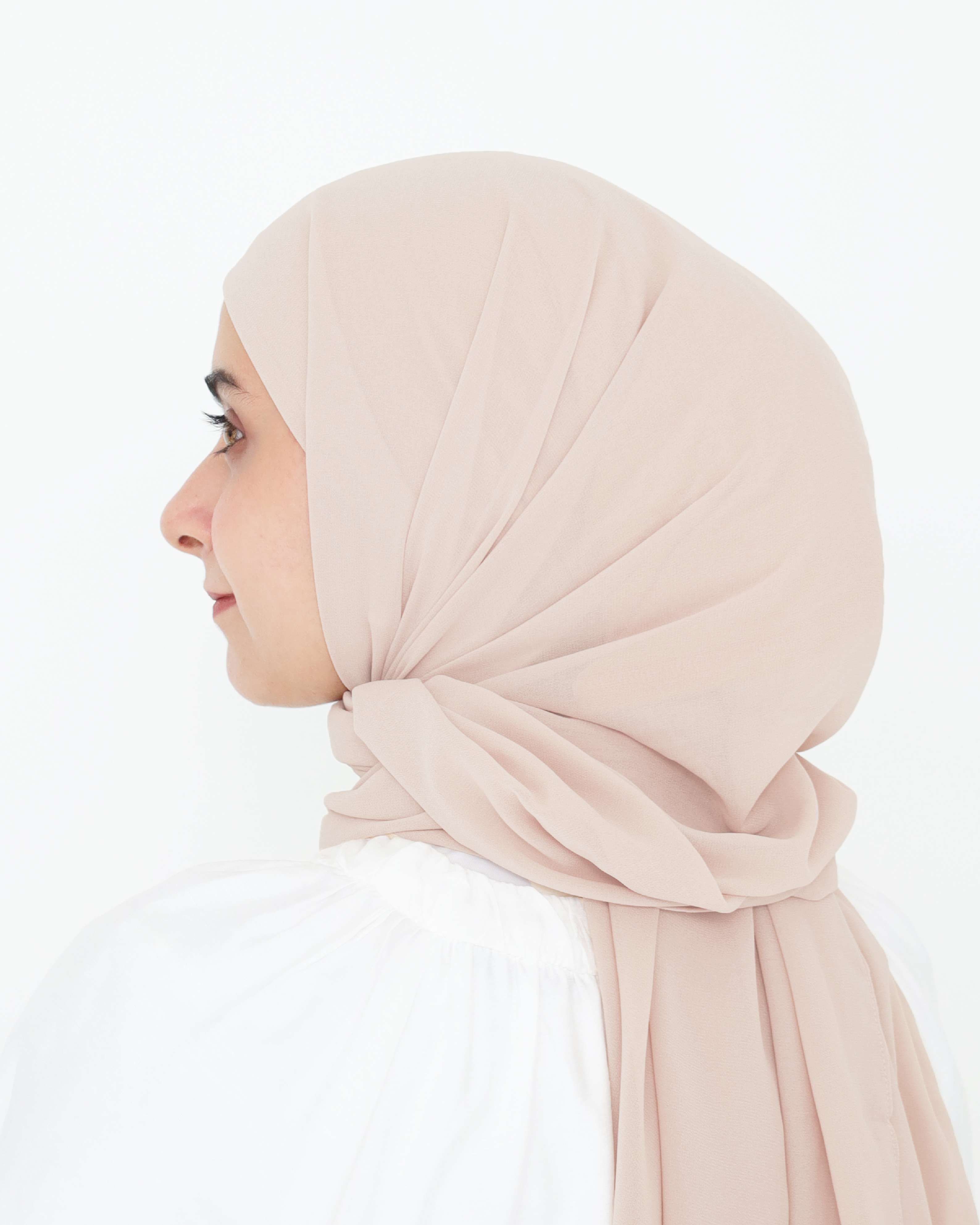 ELZA INSTANT SHAWL - WARM TAUPE