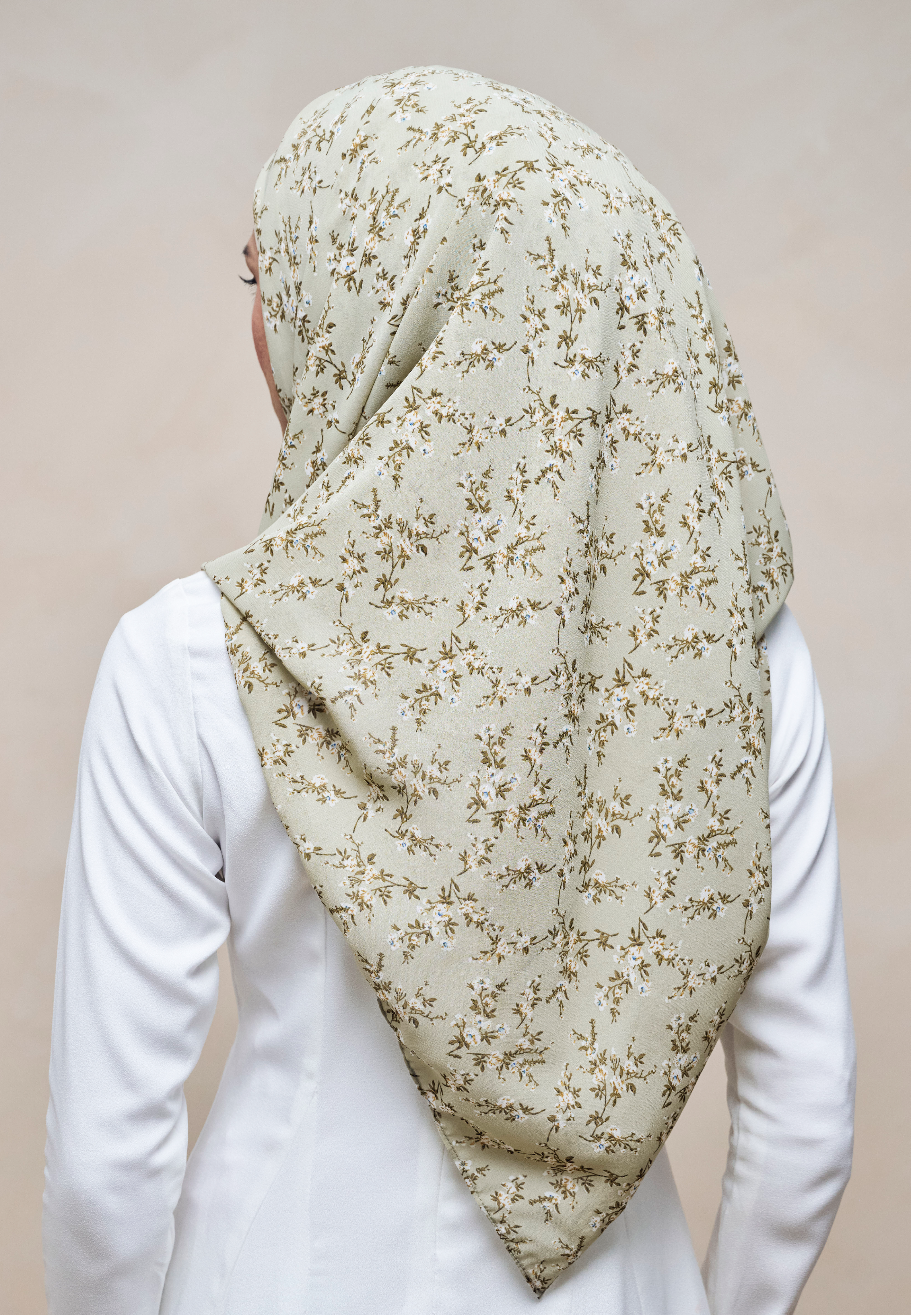 HEIRLOOM PRINTED INSTANT BAWAL - WILLOW BLOSSOM