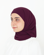 ELZA INSTANT SHAWL - WINE RED
