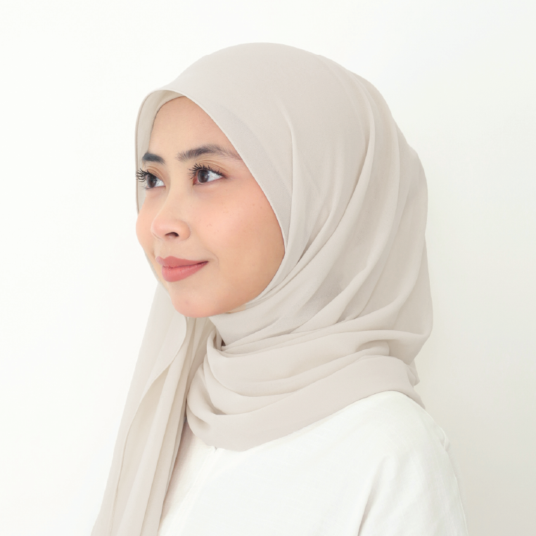 ALANA INSTANT SHAWL PLAIN - LAUREL GREEN