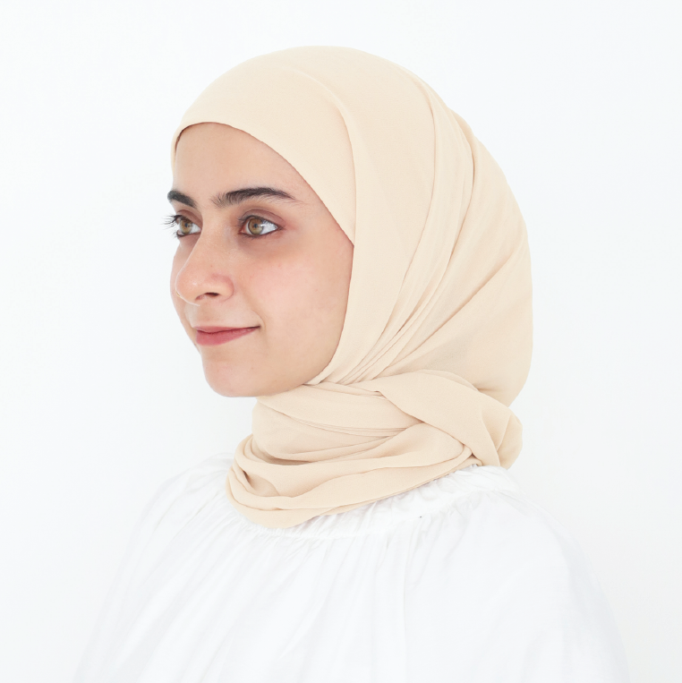 ELZA INSTANT SHAWL - VANILLA