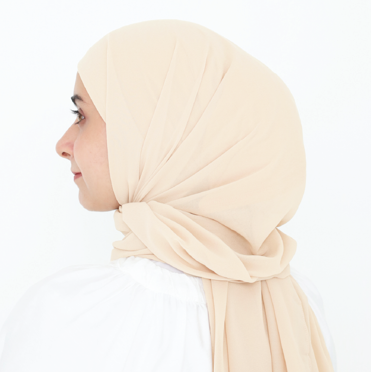 ELZA INSTANT SHAWL - VANILLA